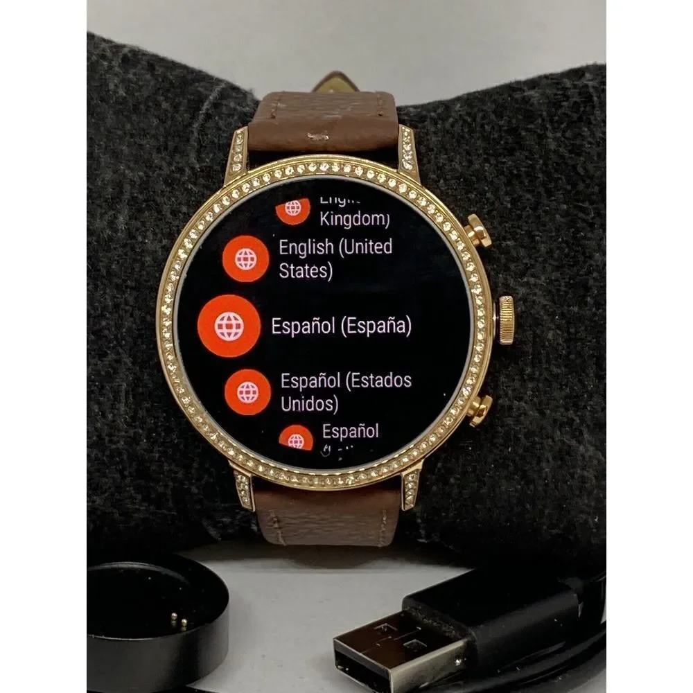 Fossil Gen 4 Authentic Digital Dial Smart Watch Custom Band FTW6015 LT307